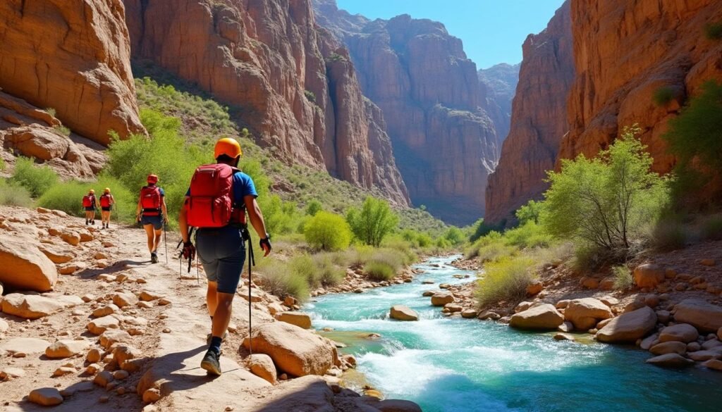 découvrez l'aventure sensationnelle au wadi mujib en jordanie avec nos randonnées et canyoning. explorez des paysages époustouflants et vivez une expérience unique en pleine nature.