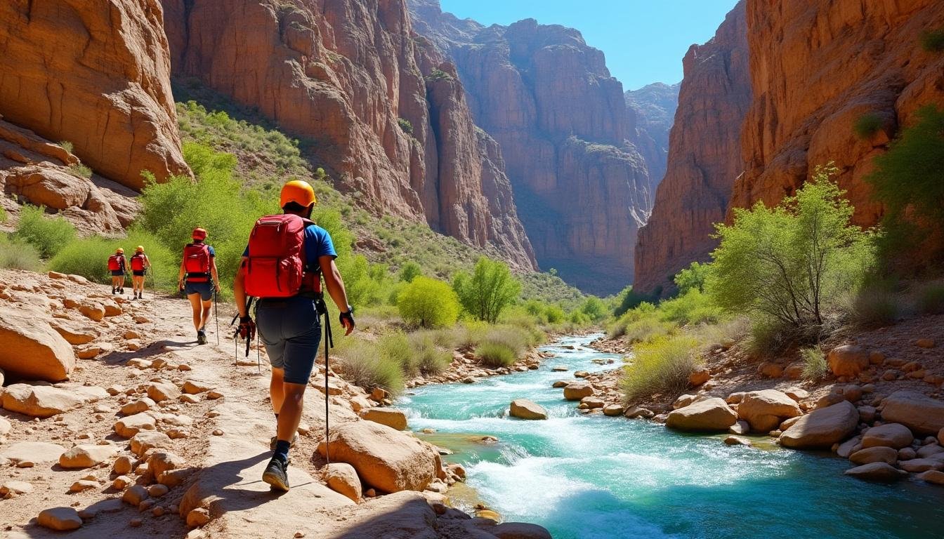 Envie de tester la randonnée et le canyoning au Wadi Mujib en Jordanie ?