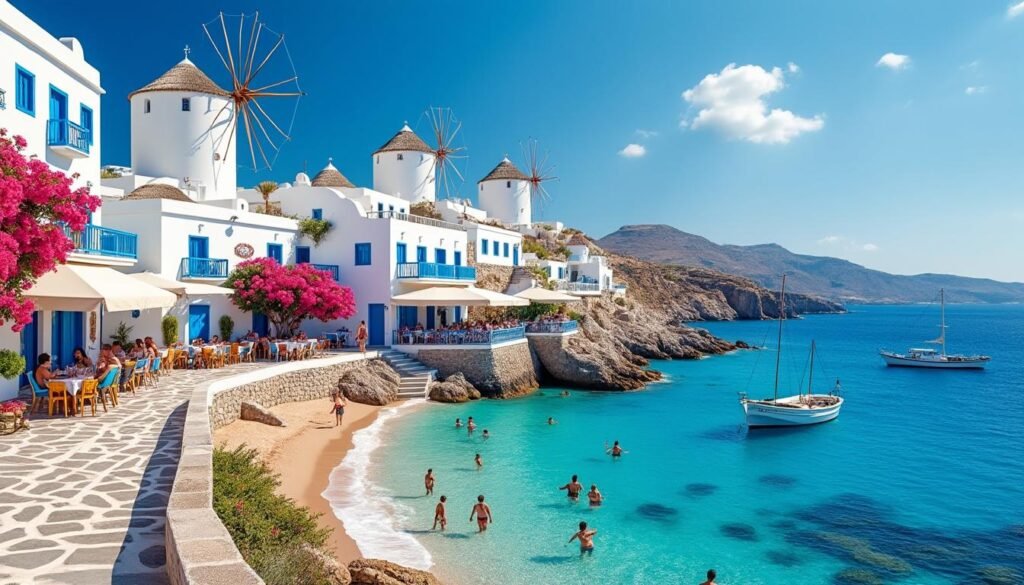 découvrez les meilleures activités et sites incontournables pour explorer l'île grecque de mykonos, entre plages paradisiaques, villages pittoresques et vie nocturne animée.