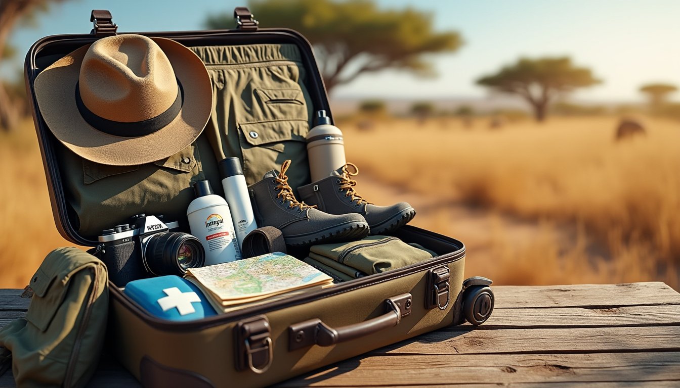Quels sont les indispensables à emporter dans sa valise pour un safari ?