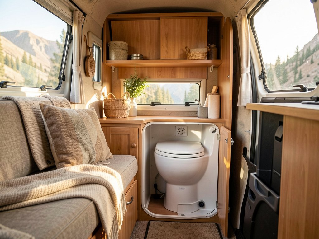 Toilette sèche en van : quel modèle choisir sur la route